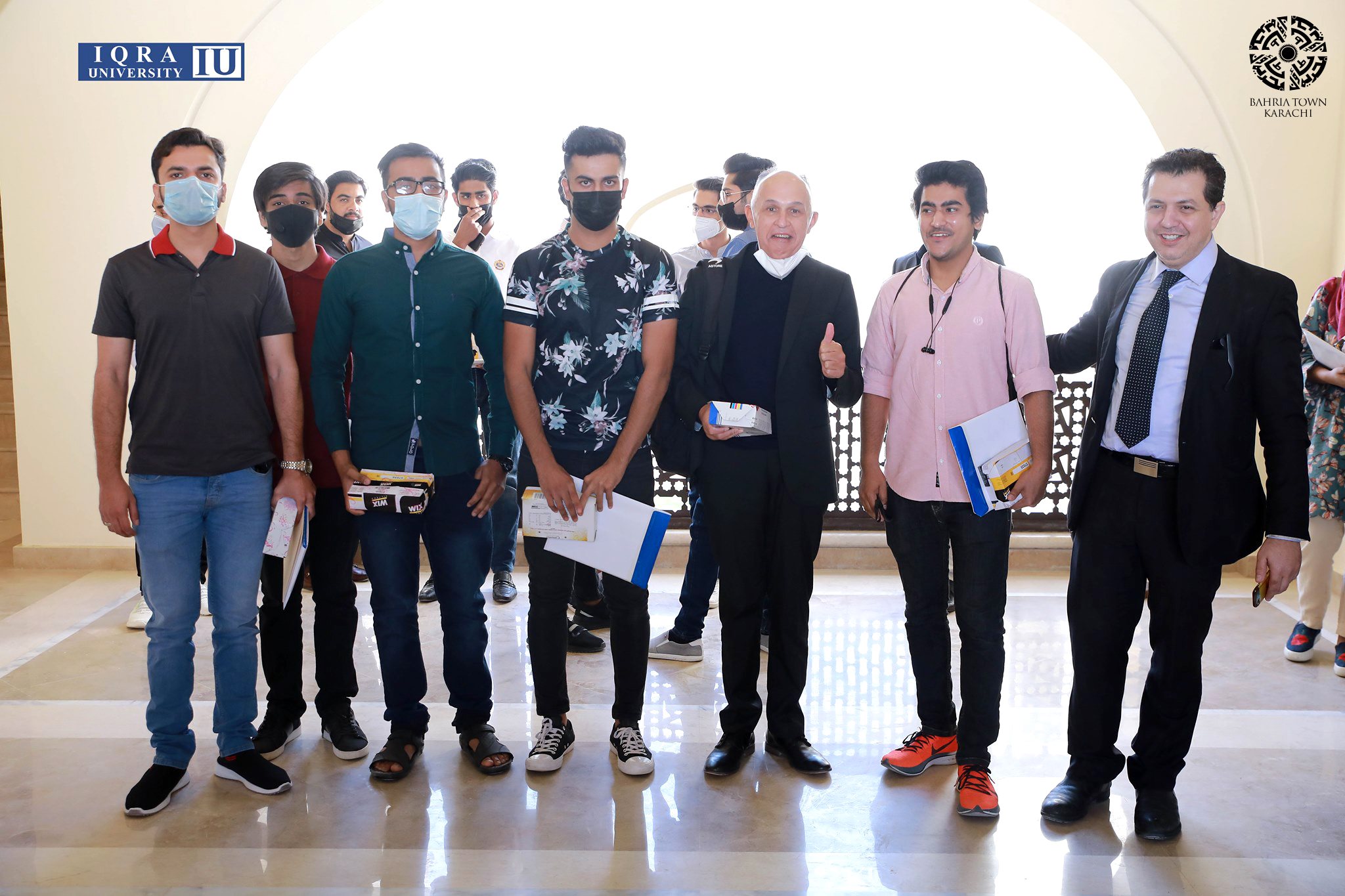 An Orientation ceremony held at Iqra University BTK Campus.
